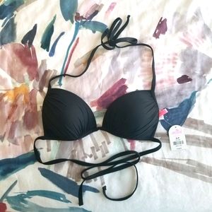 Ardene - Black Triangle Push Up Bikini Top